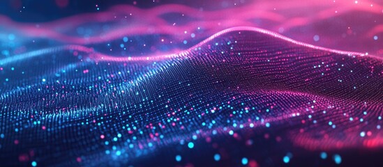 Fototapeta premium Abstract design of artificial intelligence Technology focused web background Virtual concept illustration