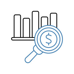 analysis concept line icon. Simple element illustration. analysis outline symbol design.
