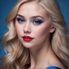 Fototapeta premium blonde Schönheit