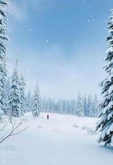 Fototapeta premium Winter landscape