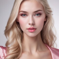 Naklejka premium blonde Schönheit