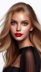 Blonde hübsche Frau