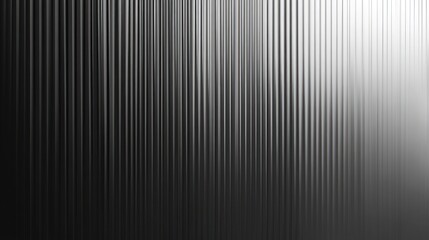Obraz premium Abstract background with vertical lines in black and white gradient.