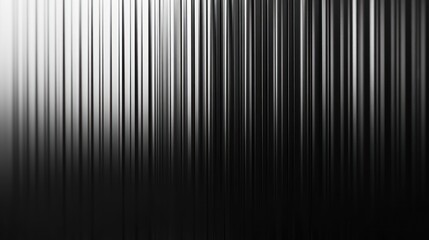 Abstract black and white vertical stripes background texture.