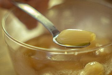 おいしそうなラッキョウ