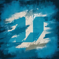 Grunge background abstract blue template