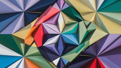 Abstract geometric background with poly pattern