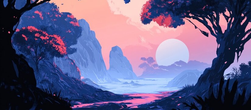 Stunning Fantasy Backgrounds Book Artwork Wide Format