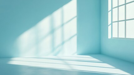 Obraz premium Beautiful light blue background with soft gradients and smooth textures, creating a serene and calming atmosphere, perfect for minimalist designs