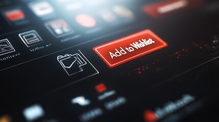 Obraz premium A close-up of a digital interface featuring an 