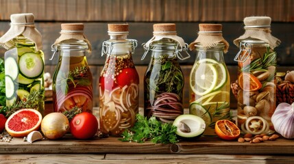 Organic Vinegar: Naturally fermented vinegar made from organic ingredients, offering a tangy zest to your recipes while supporting sustainable practices.
