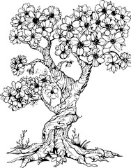 Flower Tree SVG / Instant Digital Download/Cricut
