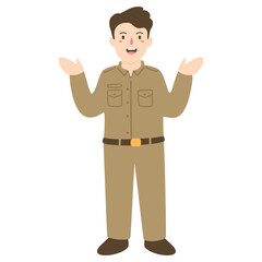 Indonesian government employees aparatur sipil negara