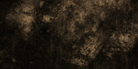 Background with dark grungy textured old wall brown vintage watercolor rustic background, light and bright texture of brown color beautiful pattern dirty grunge worn surface texture black background.