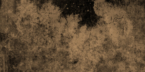 Background with dark grungy textured old wall brown vintage watercolor rustic background, light and bright texture of brown color beautiful pattern dirty grunge worn surface texture black background.