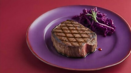 grilled beef steak