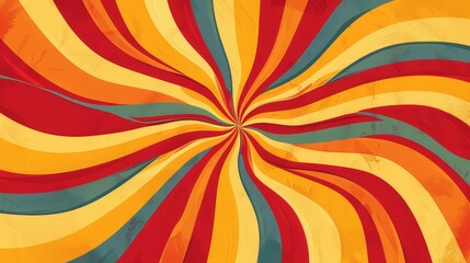 A vibrant, swirling pattern of warm colors creating a dynamic visual effect.