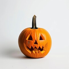 halloween pumpkin on white background