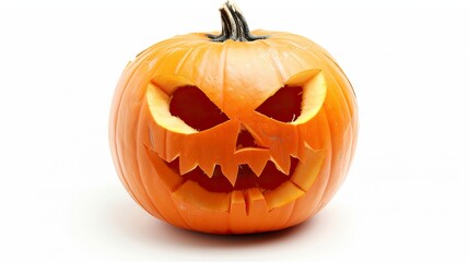 halloween pumpkin on white background