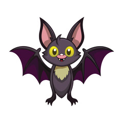 vectoe cartoon bat