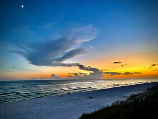 Fototapeta premium sunset over the gulf