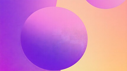 Abstract grainy gradient sphere with geometric shapes, featuring light noise texture, perfect for modern poster and banner design, ideal for creative and vibrant visual concepts