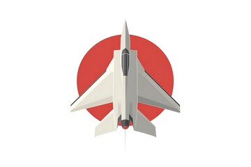 logo symbol minimalist fighter jet