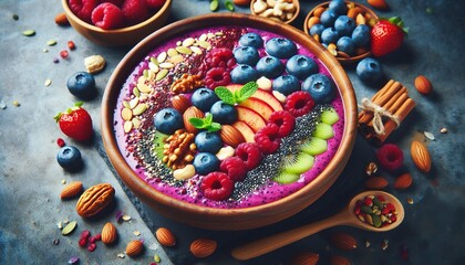 Berry Bliss Smoothie Bowl: A Nutrient-Packed Delight