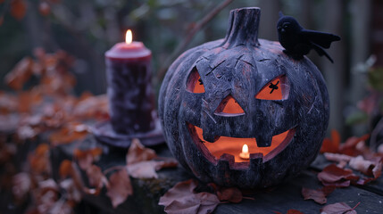 Halloween Playlist, sharing a curated spooky playlist for Halloween parties, Halloween, with copy space