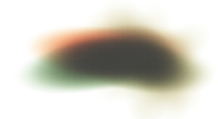 Abstract grainy gradient texture cutout on transparent background. Grungy noisy grainy retro gradient texture backdrop design overlay effect. Png file.