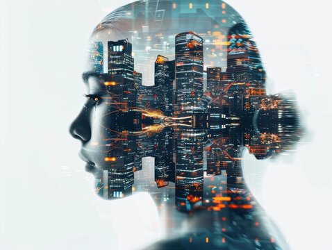 Cloud Computing. Software as a Service Background, Technology Concept