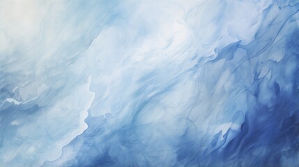 Fototapeta premium An abstract design featuring flowing shades of blue, creating a serene and calming atmosphere.