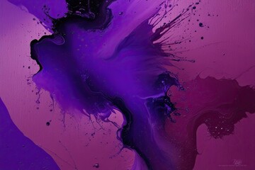 Obraz premium Vibrant Purple Mauve Gradient Abstract Art with Rich Texture and Dynamic Color Splash