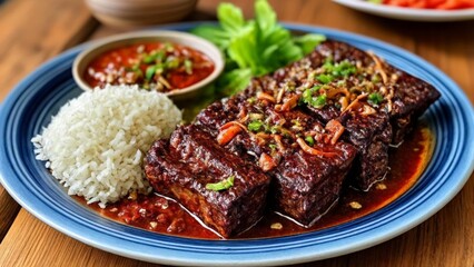  Delicious Asianinspired meal with beef and rice