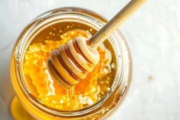 honey in a jar