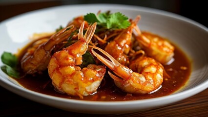  Delicious shrimp dish ready to be savored