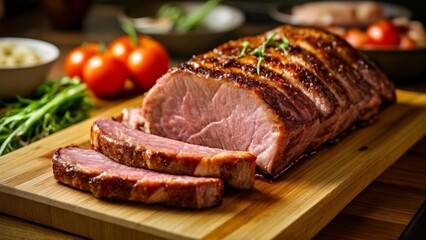  Deliciously grilled meat ready to be savored