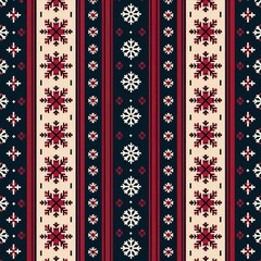 Ugly sweater Merry Christmas party ornament background seamless pattern