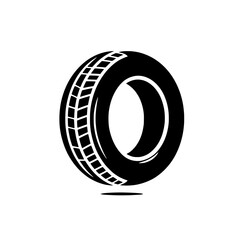 Tire Vector for Automotive Project: High-Quality Design Ideal for Print, Web, and Marketing Use Isolated