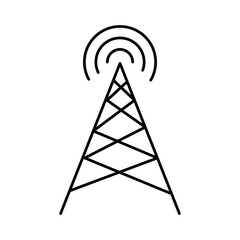 Antenna line icon.Vector symbol in trendy style flat illustration for web and app..eps