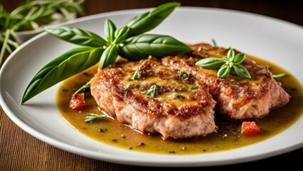  Deliciously seasoned meat ready to be savored