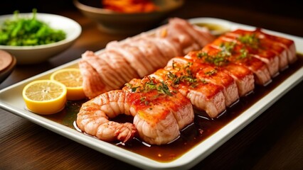  Delicious seafood dish ready to be savored