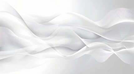 Obraz premium White background abstract with wavy line 