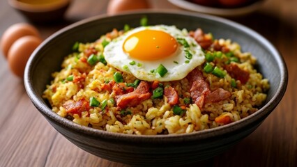  Deliciously balanced meal  Rice eggs and vegetables