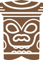 Hawaiian Mask Vector Design