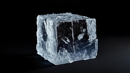  Crystalline structure abstract art minimalist design