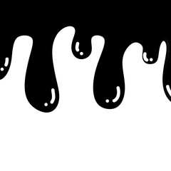 liquid drops icon isolated on white