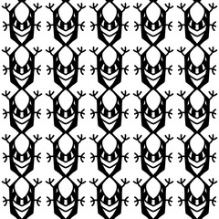 Fototapeta premium art illustration of seamless pattern