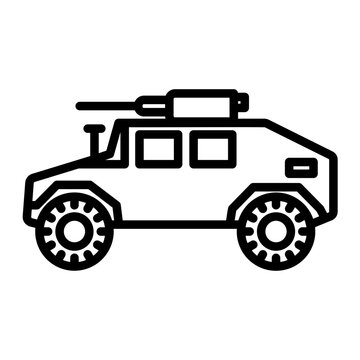 black armored vehicle icon clip art preview