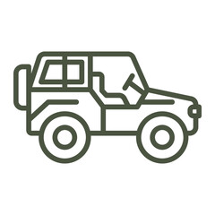 Fototapeta premium jeep icon